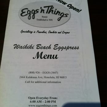 Eggs 'n Things - Waikiki Beach Eggspress - Breakfast & Brunch Near Me - Honolulu, Hawaii Eggs 'n Things - Waikiki Beach Eggspress - Breakfast & Brunch Near Me - Honolulu, Hawaii