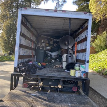 Victor Moving & Hauling - The truck filled with all 3 piles - Junk Removal & Hauling Near Me - Colma, California