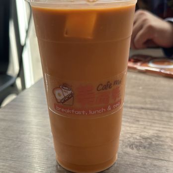 Cafe Mei - Iced Thai Tea 冰泰式奶茶 - Breakfast & Brunch Near Me - Fremont, California