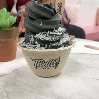 Thrills Soft Serve - Oreo with coconut. - Ice Cream & Frozen Yogurt Near Me - Honolulu, Hawaii Thrills Soft Serve - Oreo with coconut. - Ice Cream & Frozen Yogurt Near Me - Honolulu, Hawaii