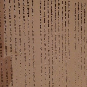Campfire - Menu3 - New American Near Me - Carlsbad, California