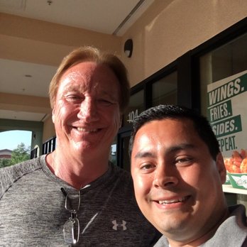 Wingstop - At Wingstop with my buddy Alan Autry, "Bubba." - Chicken Wings Near Me - Clovis, California