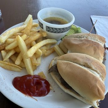 Mr G's Coffee Shop - Beef dip. They have a cheesesteak too. Fries were yummy - Coffee & Tea Near Me - Lomita, California Mr G's Coffee Shop - Beef dip. They have a cheesesteak too. Fries were yummy - Coffee & Tea Near Me - Lomita, California