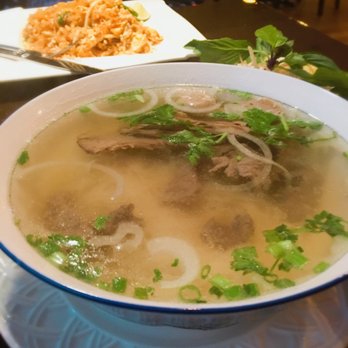 ThaiBowL Restaurant - The pho Thai BowL special and classic Pad Thai in the background. Great aromatics and perfect flavor. - Thai Near Me - Watertown, Connecticut