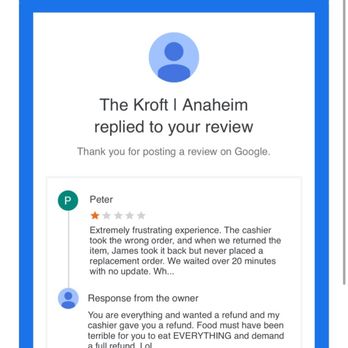 The Kroft - Owner making up lies. - Sandwiches Near Me - Anaheim, California