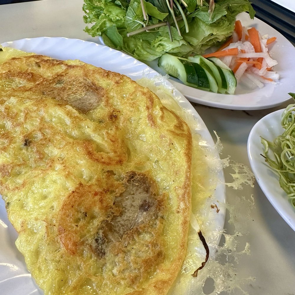 Super Pho - Waialae - 141. Pan-Fried Turnover Crepe with Pork and Shrimps - Vietnamese Near Me - Honolulu, Hawaii Super Pho - Waialae - 141. Pan-Fried Turnover Crepe with Pork and Shrimps - Vietnamese Near Me - Honolulu, Hawaii