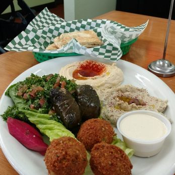 Green Corner Restaurant - Vegetarian plate - Mediterranean Near Me - Mesa, Arizona