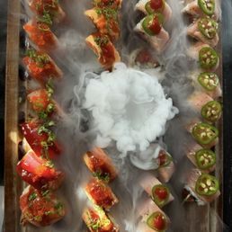 Mikomi Special Roll Salmon Lover Roll Yellowtail Delight Roll  Aloha Roll