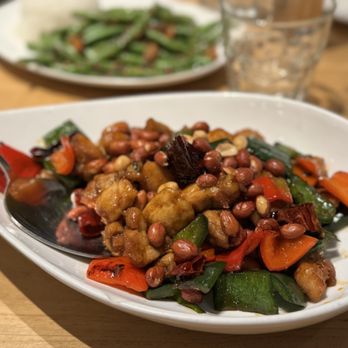 China Live - House Famous Kung Pao "Firecracker" served with Jasmine Rice - Chinese Near Me - San Francisco, California China Live - House Famous Kung Pao "Firecracker" served with Jasmine Rice - Chinese Near Me - San Francisco, California