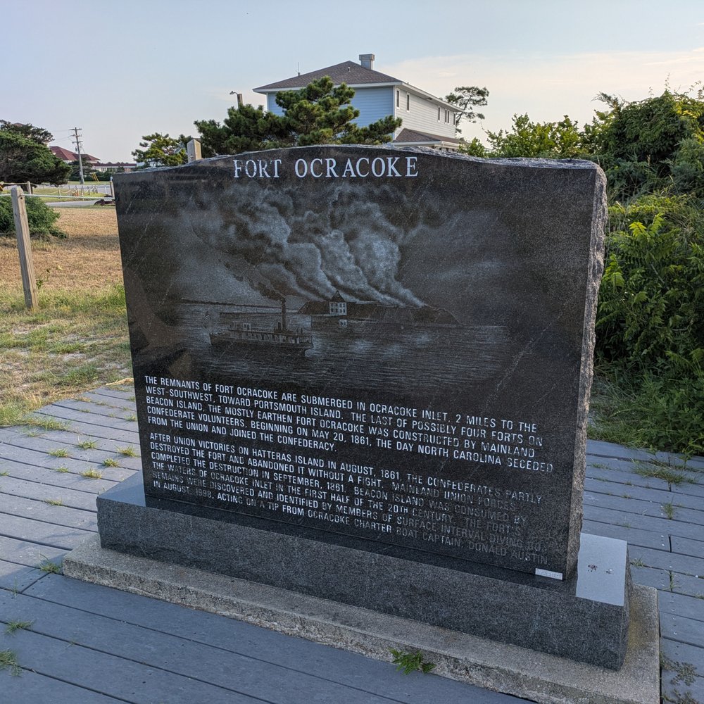Fort Ocracoke Historical Marker - Fort Ocracoke Historical Marker - Landmarks & Historical Buildings Near Me - Ocracoke, North Carolina Fort Ocracoke Historical Marker - Fort Ocracoke Historical Marker - Landmarks & Historical Buildings Near Me - Ocracoke, North Carolina