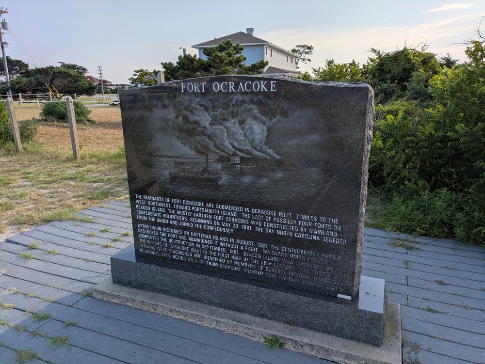 Fort Ocracoke Historical Marker