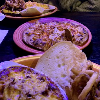 Buffalo Brothers - Loaded Burger w/ Memphis Mac & Buffalo Chicken Pizza - Sports Bars Near Me - Garner, North Carolina