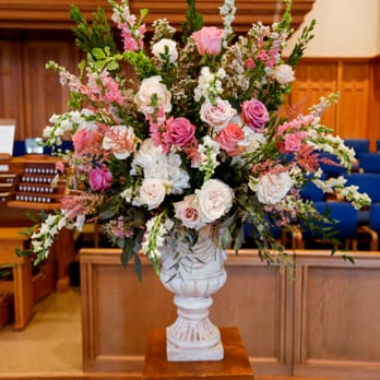 Flowergarden118 - Alter arrangement by Flower Garden - Fairy Tale Photography - Florists Near Me - Denton, Texas