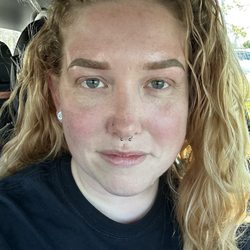 Brows by Rosario Petralia - Immediately after my appointment! She gave me eyebrows, mine were so light before there was nothing to see!