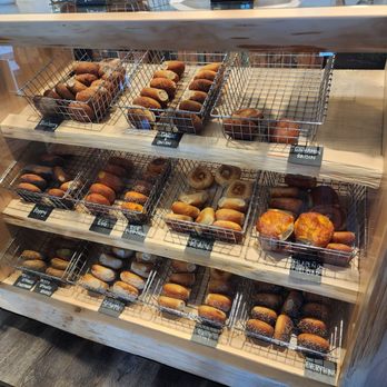 Elite Experience: Reno Tahoe Bagel Co. - Bagel case, be sure to look out for any specials on top of the counter too! - Yelp Events Near Me - Reno, Nevada