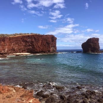 Hulopo'e Beach Park - Puu Pehe or Sweetheart Rock - Parks Near Me - Lanai City, Hawaii