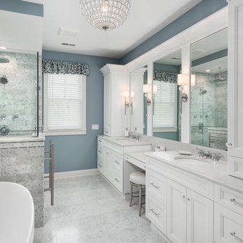 Geneva Cabinet Gallery - marble master bath - Kitchen & Bath Near Me - Geneva, Illinois Geneva Cabinet Gallery - marble master bath - Kitchen & Bath Near Me - Geneva, Illinois