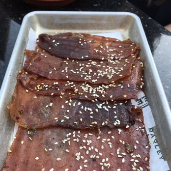 Beardslee Public House - Pork Jerky - a little too sweet, but Good - Breweries Near Me - Bothell, Washington