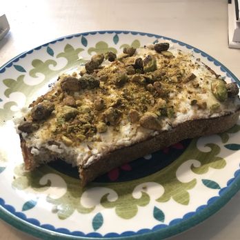 Philz Coffee - Ricotta Honey Pistachio toast - Coffee & Tea Near Me - Fullerton, California