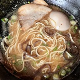 Black tonkatsu ramen Black tonkatsu ramen