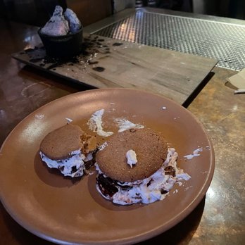 Campfire - S'mores- with the "campfire" in the background - New American Near Me - Carlsbad, California