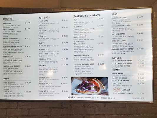 Menu photo 2 Clyde's Burgers Francesville, IN Menu photo 2 Clyde's Burgers Francesville, IN