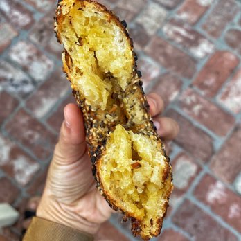Courage Bagels - The hottie (half eaten bc it was sooo good) - Bagels Near Me - Los Angeles, California