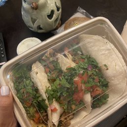 Chicken tacos soft shell Chicken tacos soft shell