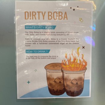 Feng Cha Teahouse - Dirty boba VS Creme Brûlée - Bubble Tea Near Me - Costa Mesa, California