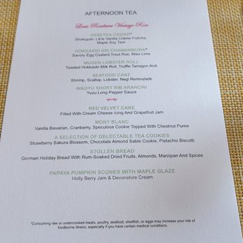 Mugen - Afternoon tea @ Mugen: November 2025 - New American Near Me - Honolulu, Hawaii