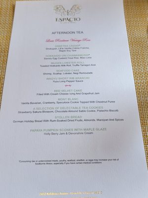 Menu photo 2 Mugen Honolulu, HI