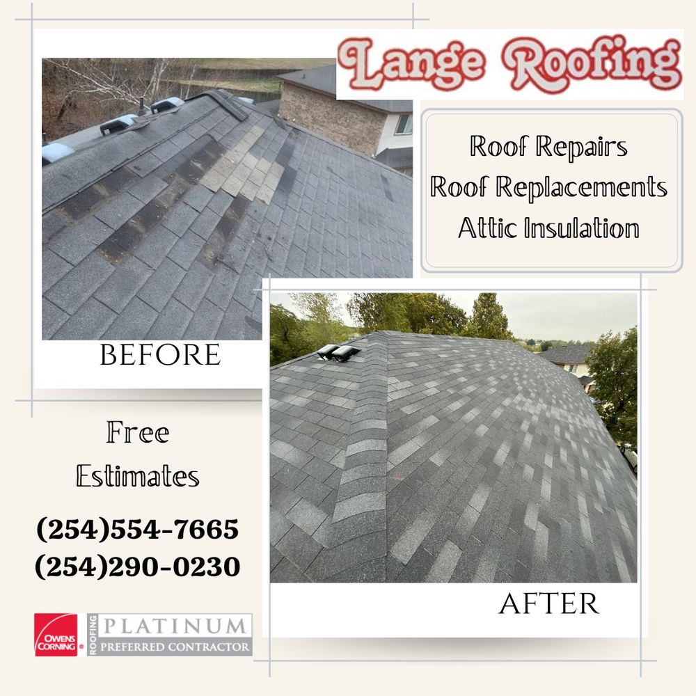 Slide of Lange Roofing