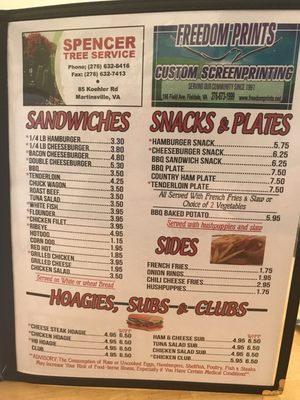 Menu photo 3 Fieldale Cafe Fieldale, VA