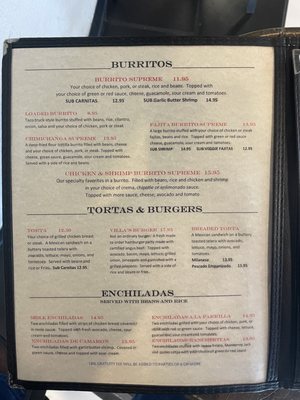 Menu photo 6 Villa's Mexican Grill Livingston, CA