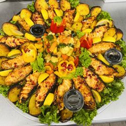 Sam’s Kebab - Fish plate! Amazingly decorated!