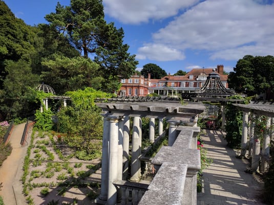 The Hill Garden and Pergola by null