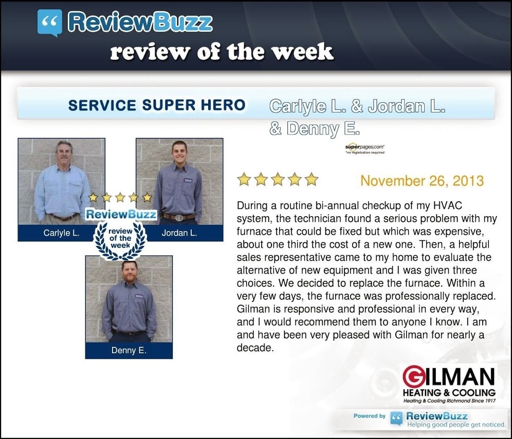 Slide of Gilman Heating, Cooling & Plumbing