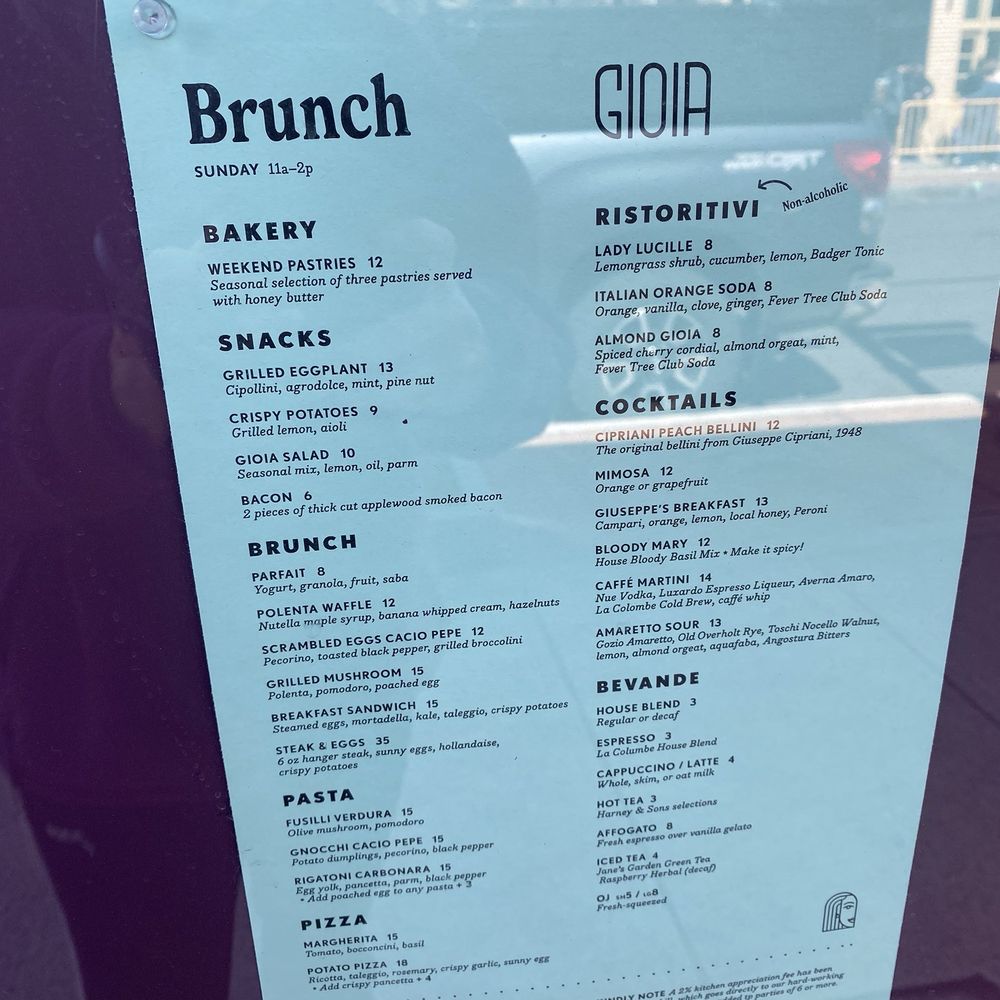 Gioia Cafe & Bar - Italian Near Me - New Haven, Connecticut