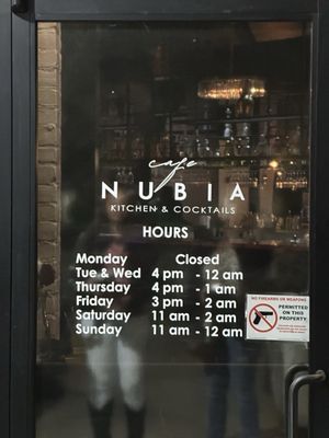 Menu photo 1 Cafe Nubia Dallas, TX Menu photo 1 Cafe Nubia Dallas, TX