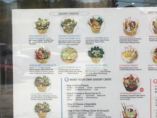 Menu photo 8 The Crepe Escape Catonsville, MD