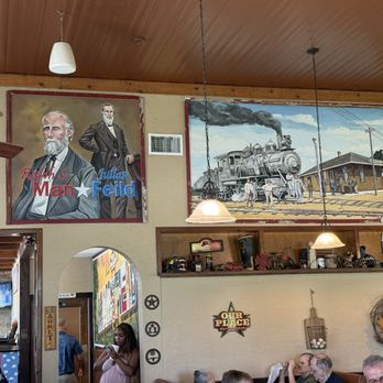 Our Place Restaurant - Original artwork relevant to historical Mansfield - New American Near Me - Mansfield, Texas Our Place Restaurant - Original artwork relevant to historical Mansfield - New American Near Me - Mansfield, Texas