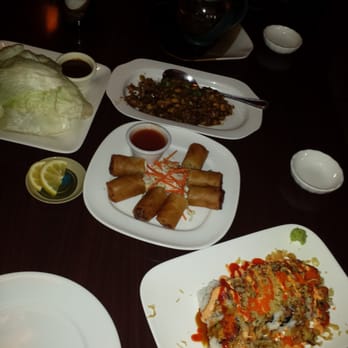 Shangri La - Lettuce wraps and chicken spring rolls and the OMG roll - Sushi Bars Near Me - Lodi, California Shangri La - Lettuce wraps and chicken spring rolls and the OMG roll - Sushi Bars Near Me - Lodi, California