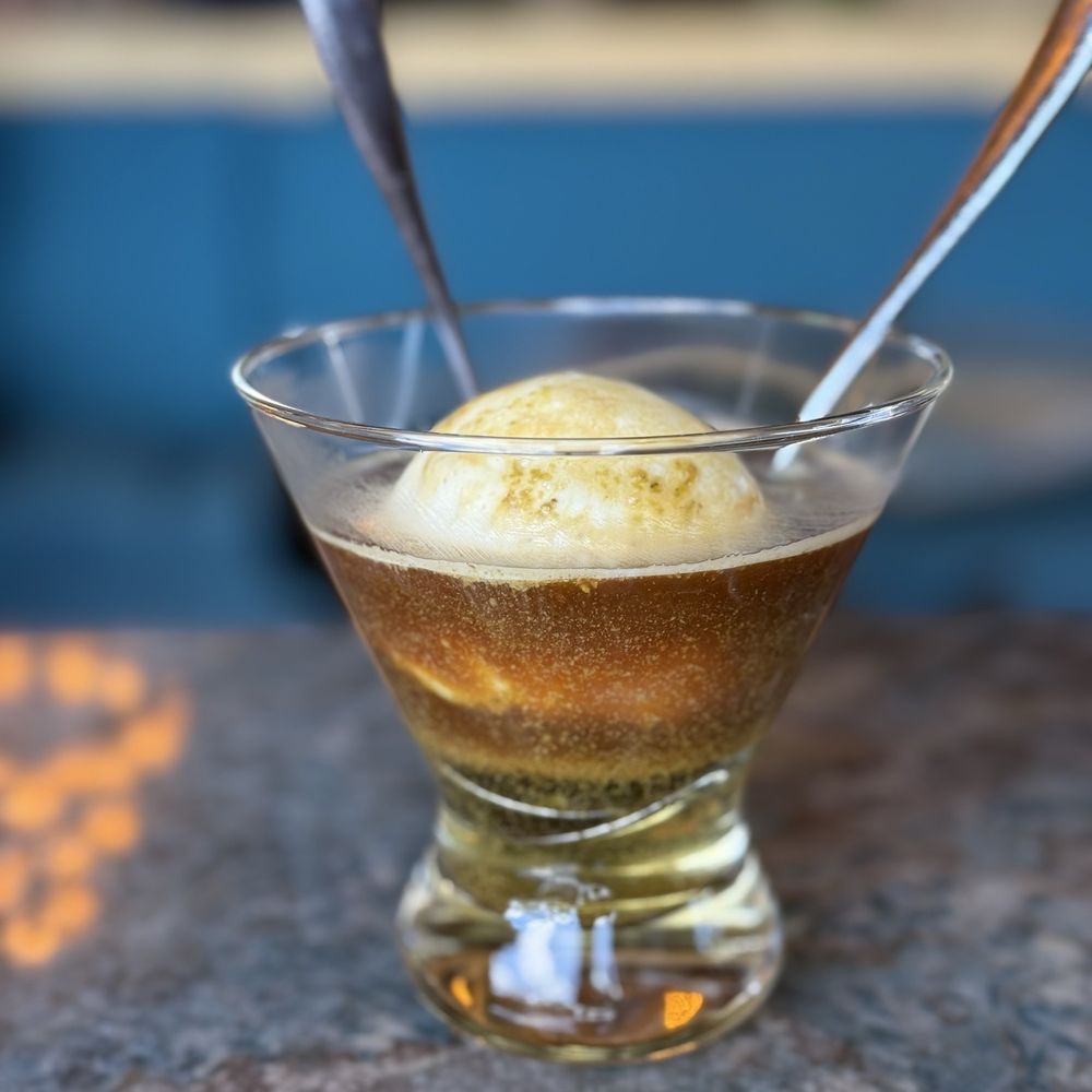 Magic Key Terrace - Magic Key Holder Dining - Hazelnut Affogato Cocktail - Wine Bars Near Me - Anaheim, California