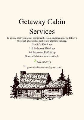 Getaway Cabin Services Logo