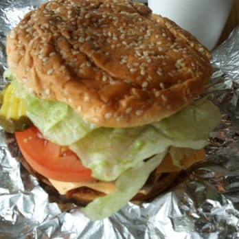 Five Guys - Bacon Double Cheeseburger - Burgers Near Me - San Diego, California Five Guys - Bacon Double Cheeseburger - Burgers Near Me - San Diego, California