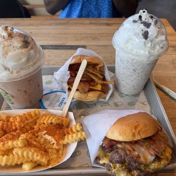 Shake Shack The Wharf - smoky chicken with spicy fries and a s'mores shake and funnel shake - Fast Food Near Me - Washington, DC, District of Columbia Shake Shack The Wharf - smoky chicken with spicy fries and a s'mores shake and funnel shake - Fast Food Near Me - Washington, DC, District of Columbia