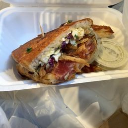 Seared Ahi Tuna on Parmesan Crusted Sourdough Seared Ahi Tuna on Parmesan Crusted Sourdough
