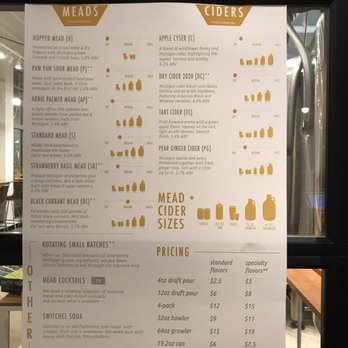 Blom Mead + Cider - Menu Oct 2021 - Cideries Near Me - Ann Arbor, Michigan