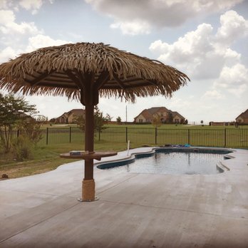 My Thatch Roof - This beautiful 11' palapa is called the "Ocean" palapa, inspired by our yearly vacations to Aruba. - General Contractors Near Me - Frisco, Texas My Thatch Roof - This beautiful 11' palapa is called the "Ocean" palapa, inspired by our yearly vacations to Aruba. - General Contractors Near Me - Frisco, Texas