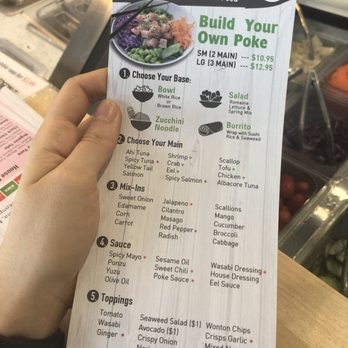 Chen's Poke Bowl - Menu - Poke Near Me - Mineola, New York